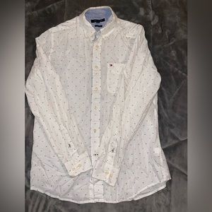 White Tommy Hilfiger Button Down Shirt